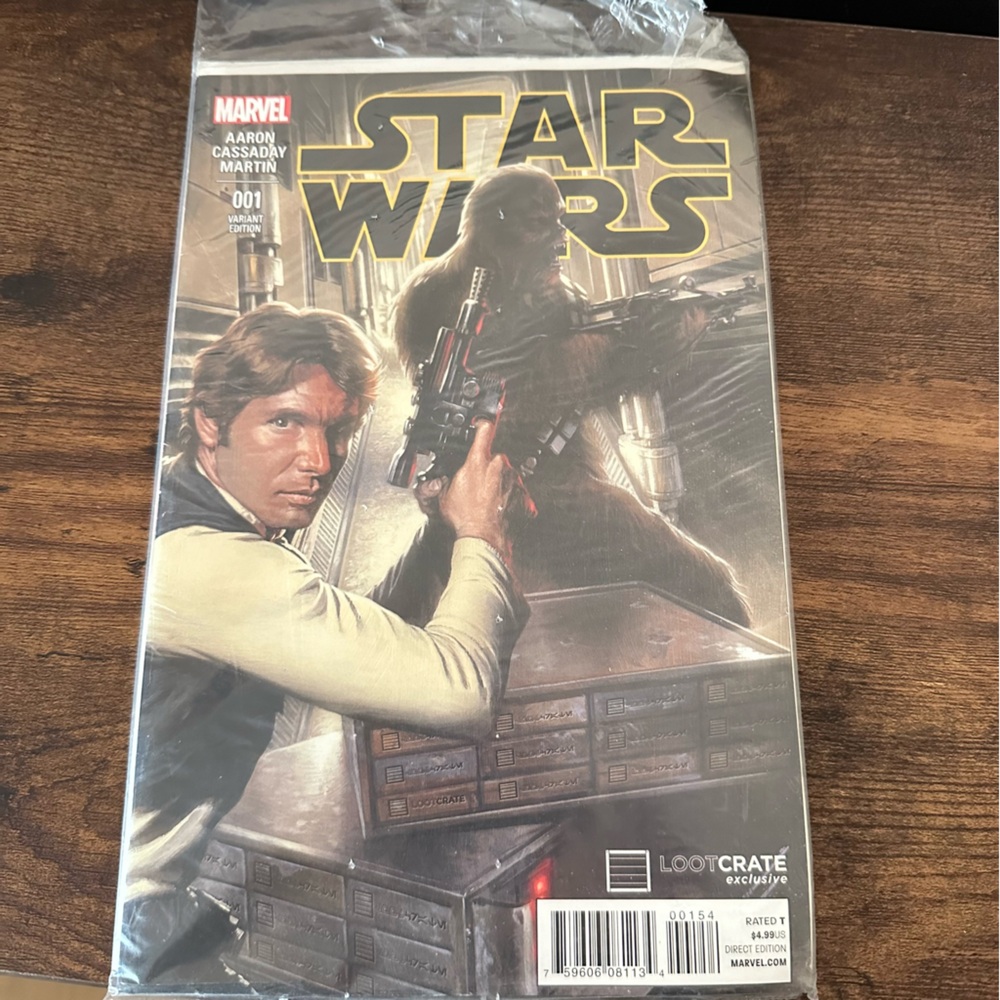 Star Wars 001 Marvel Comic LootCrate Exclusive Aaron Cassaday Martin Variant